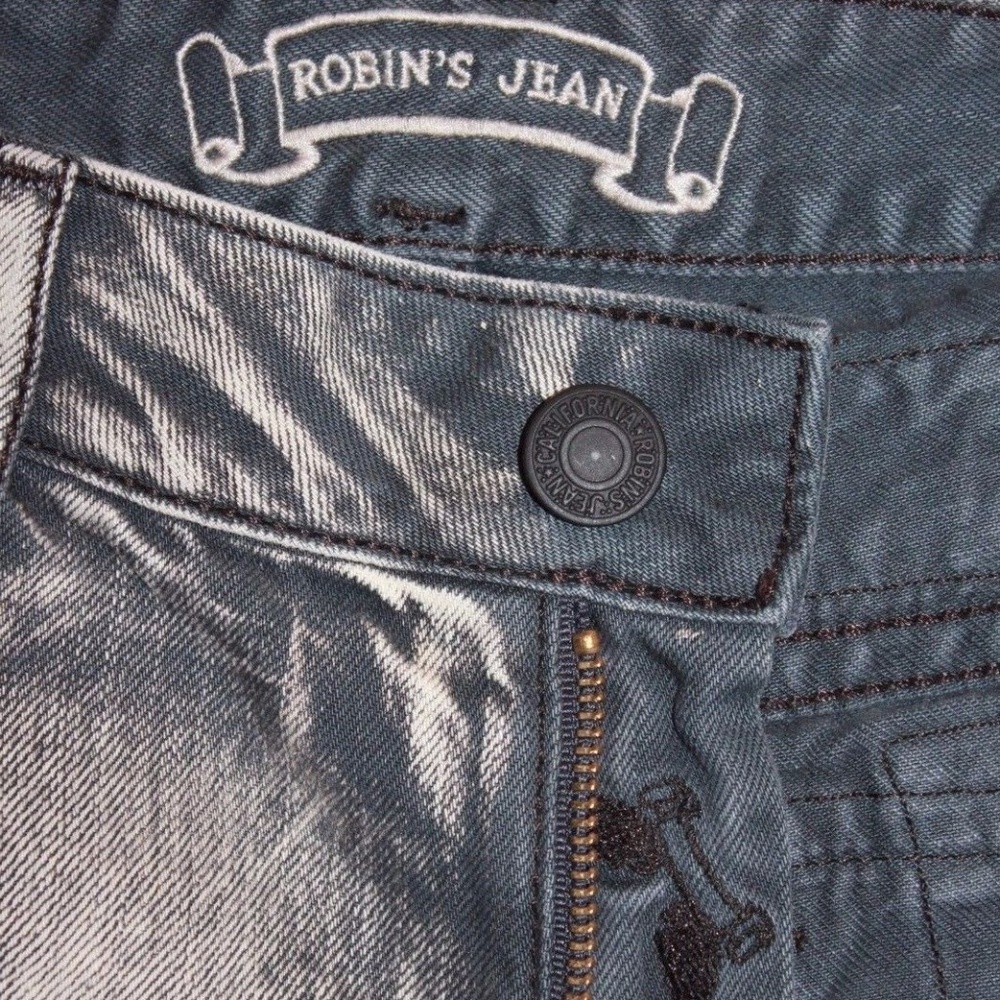 New Men's ROBIN'S JEAN sz 32x32 Straight Leg Jeans - Picture 7 of 8